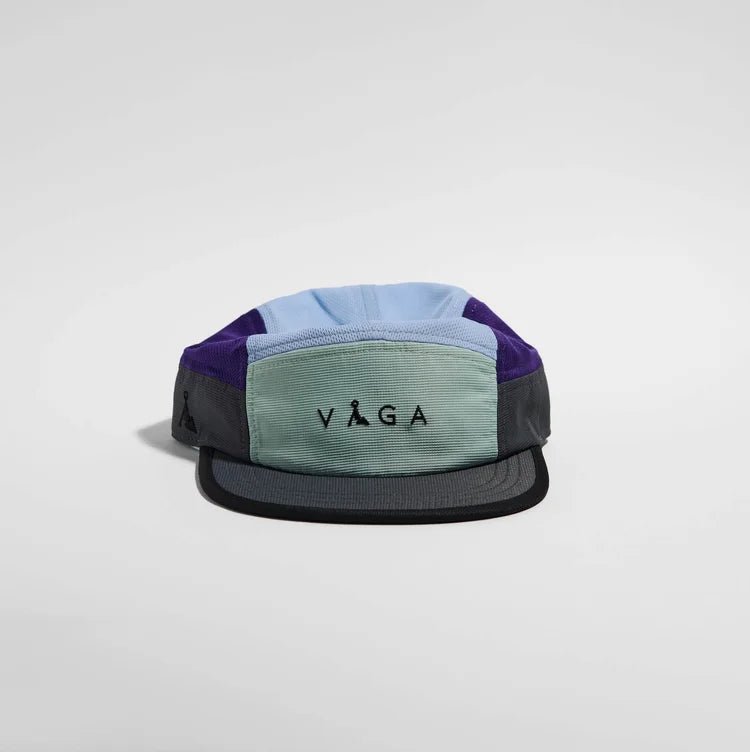 VÅGA Club Cap - Blue / Purple / Mint - Interval Running