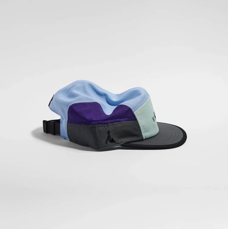 VÅGA Club Cap - Blue / Purple / Mint - Interval Running