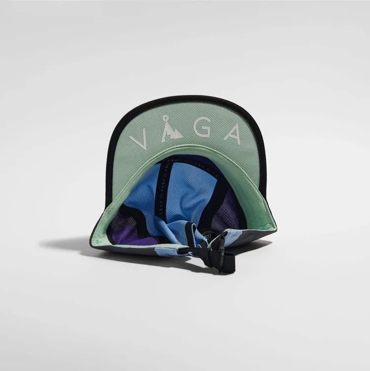 VÅGA Club Cap - Blue / Purple / Mint - Interval Running