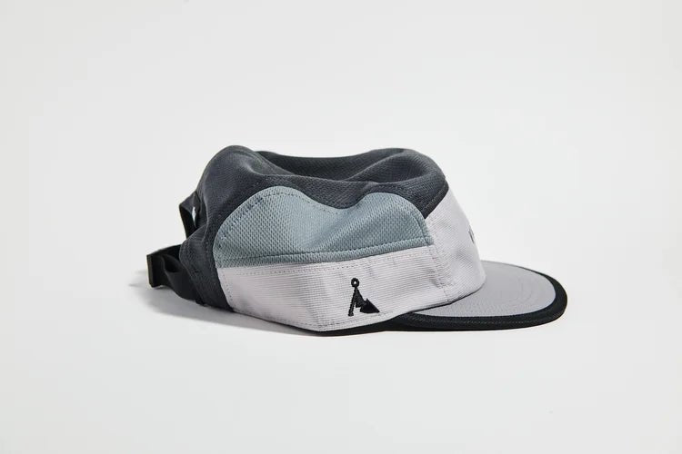 VÅGA Club Cap - Light Grey / Mid Grey / Charcoal - Interval Running