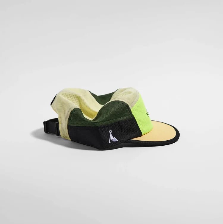 VÅGA Club Cap - Pale Lemon / Neon Yellow / Utility Green - Interval Running
