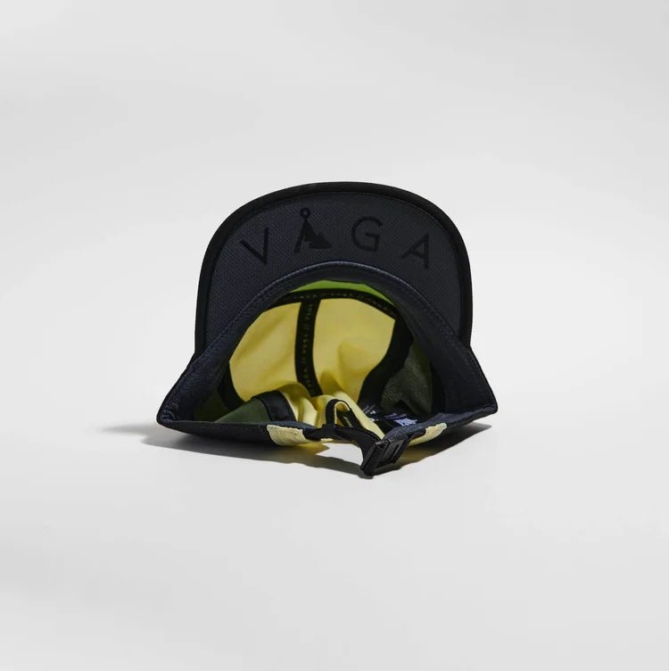 VÅGA Club Cap - Pale Lemon / Neon Yellow / Utility Green - Interval Running