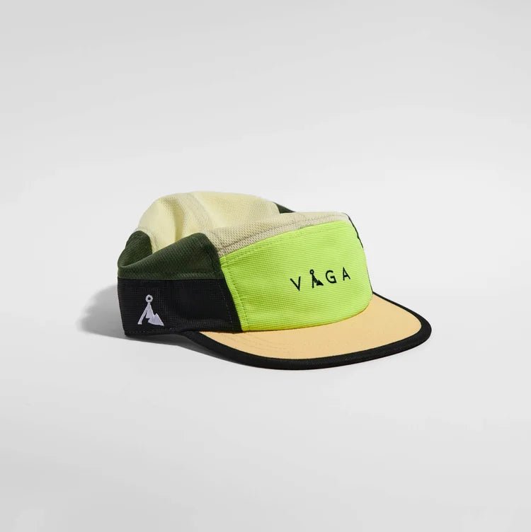 VÅGA Club Cap - Pale Lemon / Neon Yellow / Utility Green - Interval Running