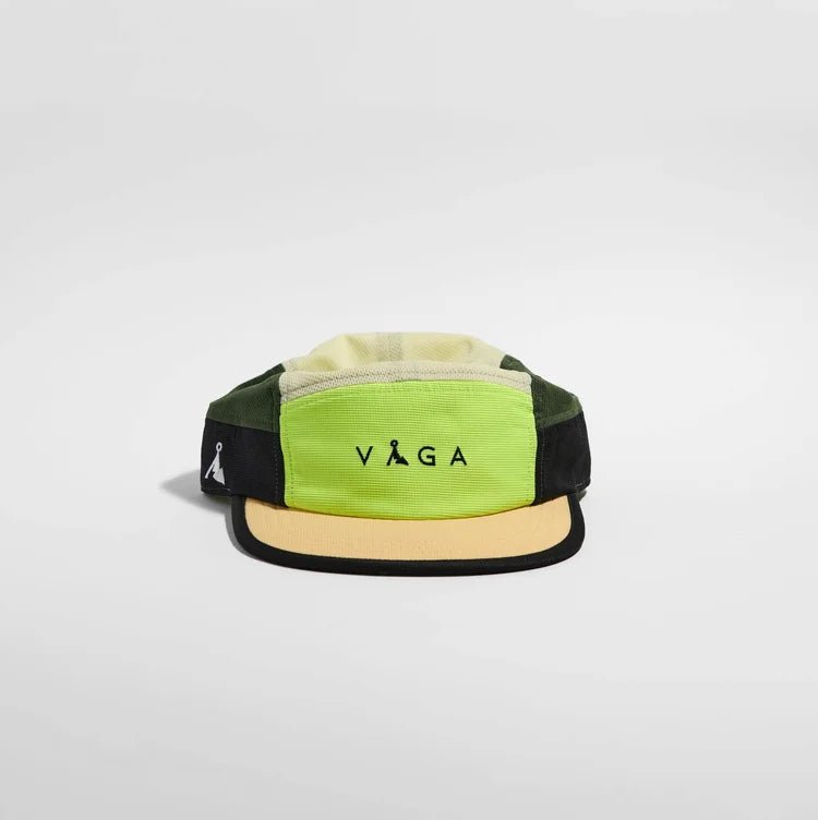 VÅGA Club Cap - Pale Lemon / Neon Yellow / Utility Green - Interval Running