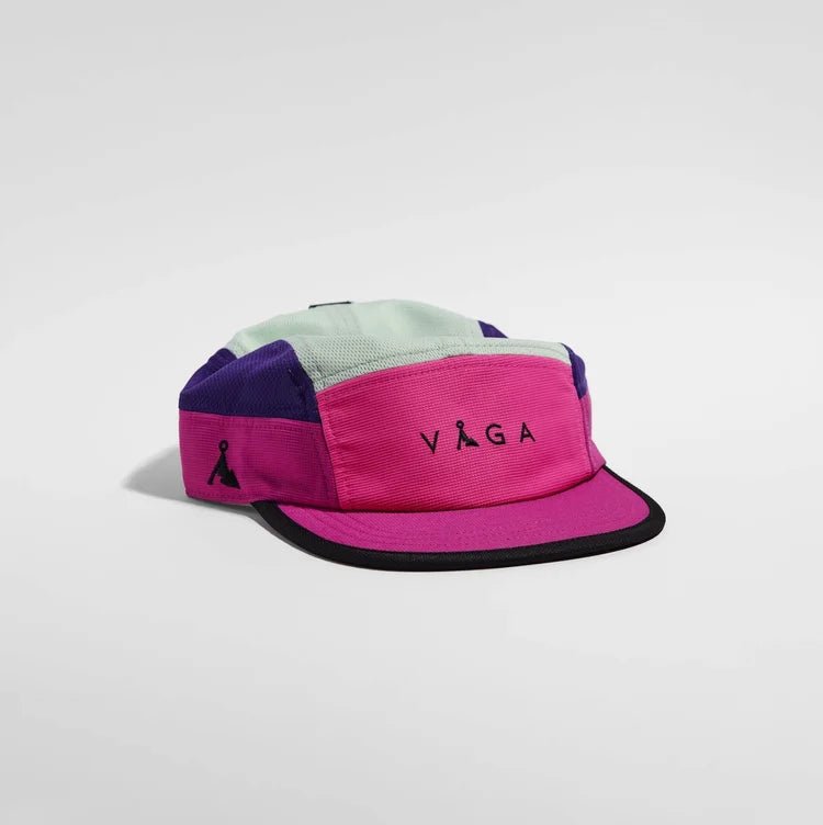 VÅGA Club Cap - Pink / Purple / Mint - Interval Running