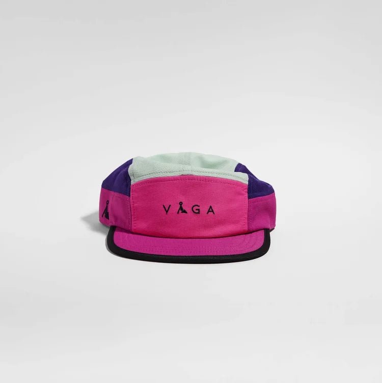 VÅGA Club Cap - Pink / Purple / Mint - Interval Running