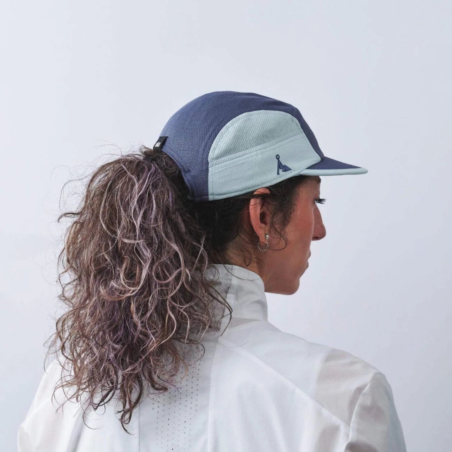 VÅGA Club Cap - Slate Blue / Mint - Interval Running