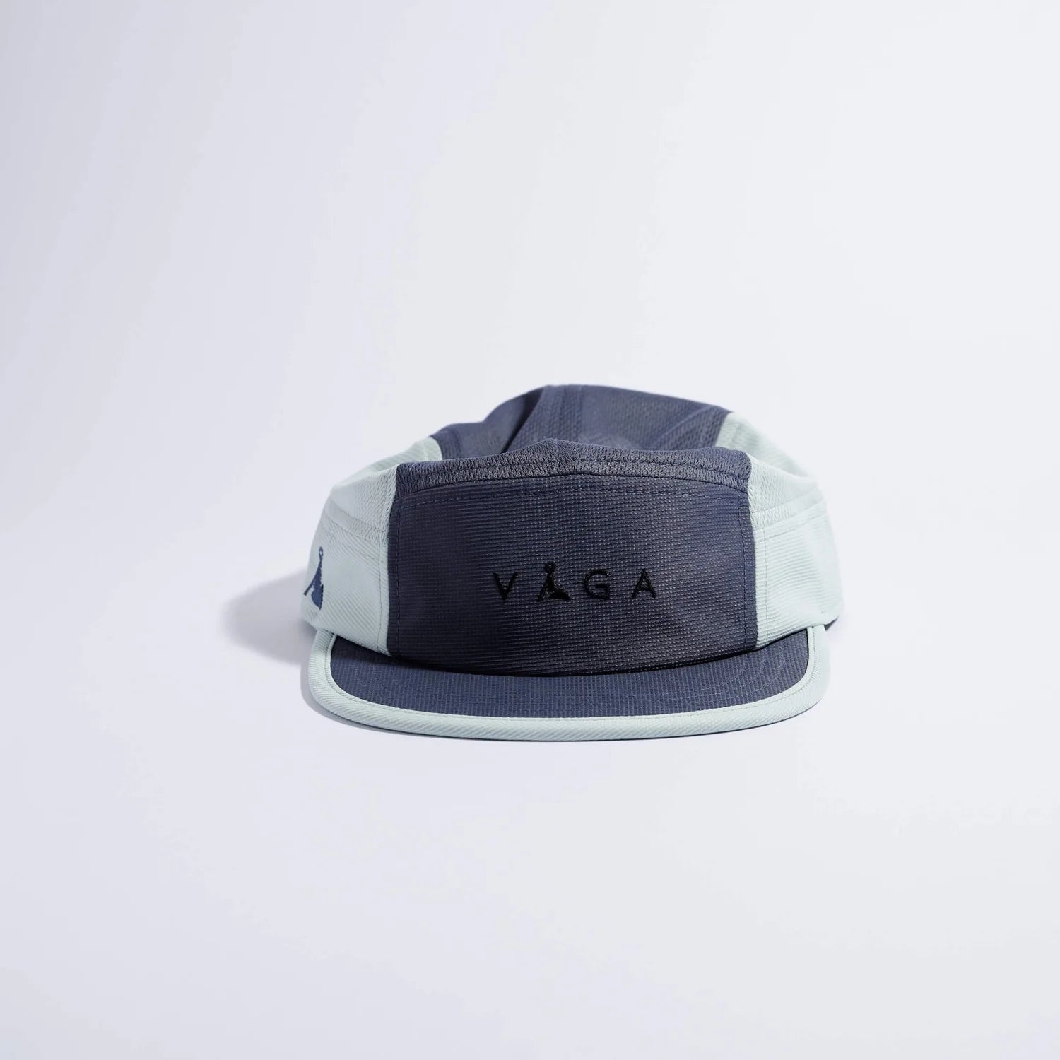 VÅGA Club Cap - Slate Blue / Mint - Interval Running