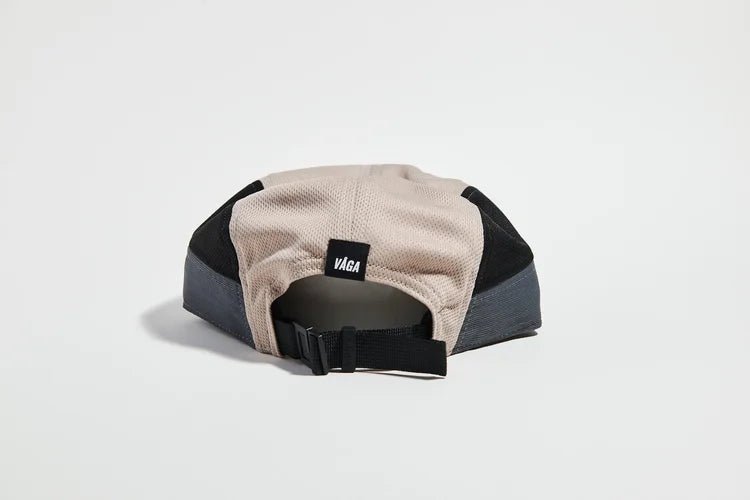 VÅGA Club Cap - Taupe / Black / Charcoal / Navy Blue - Interval Running