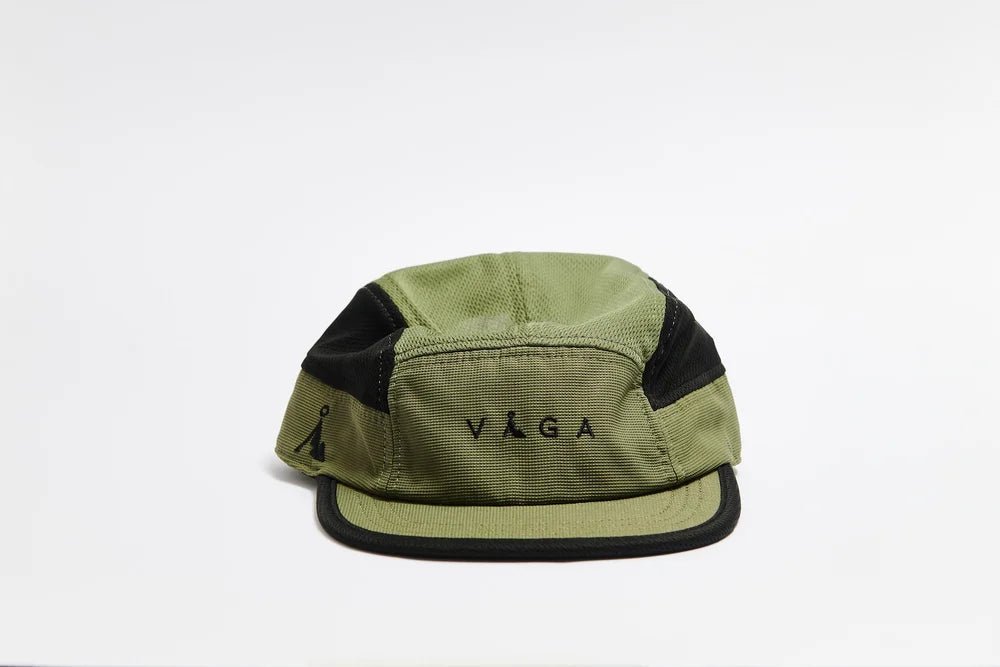 VAGA Club Cap - Utility Green / Black - Interval Running