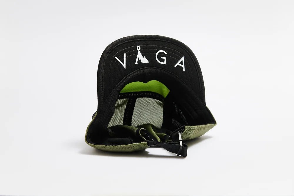 VAGA Club Cap - Utility Green / Black - Interval Running