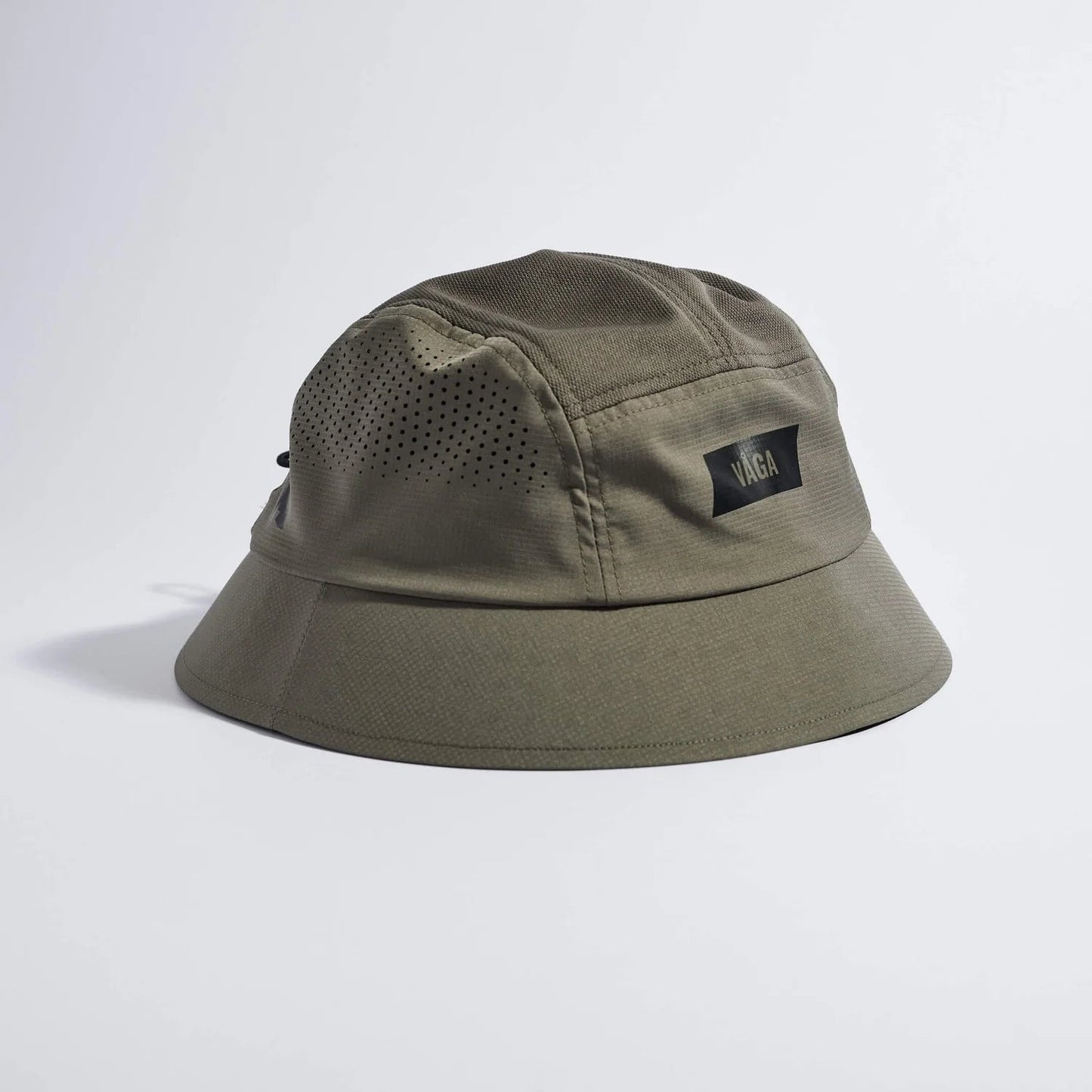 VÅGA Feather Bucket Hat – Taupe - Interval Running