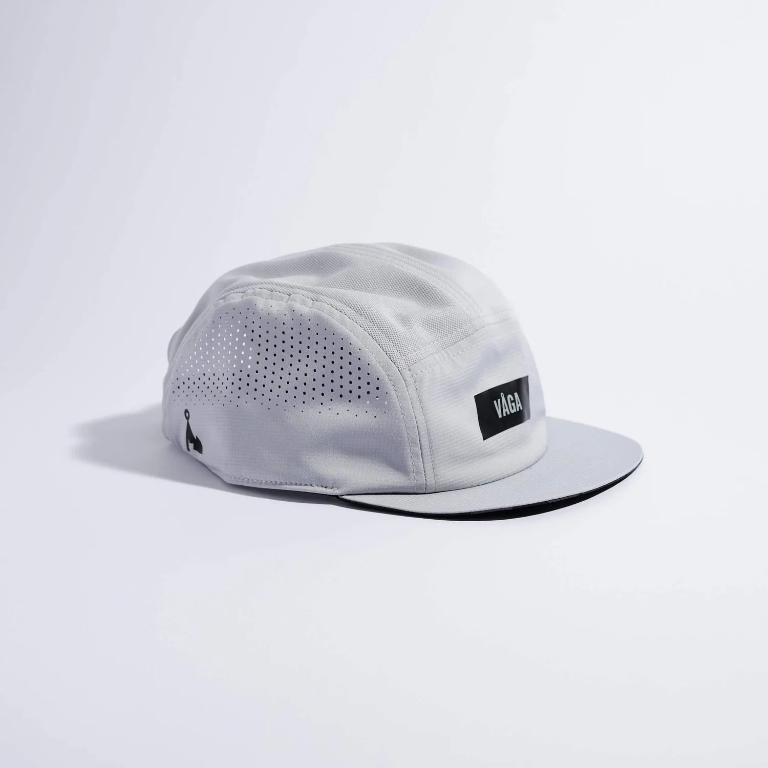VÅGA Feather Racing Cap – Aluminium Grey - Interval Running