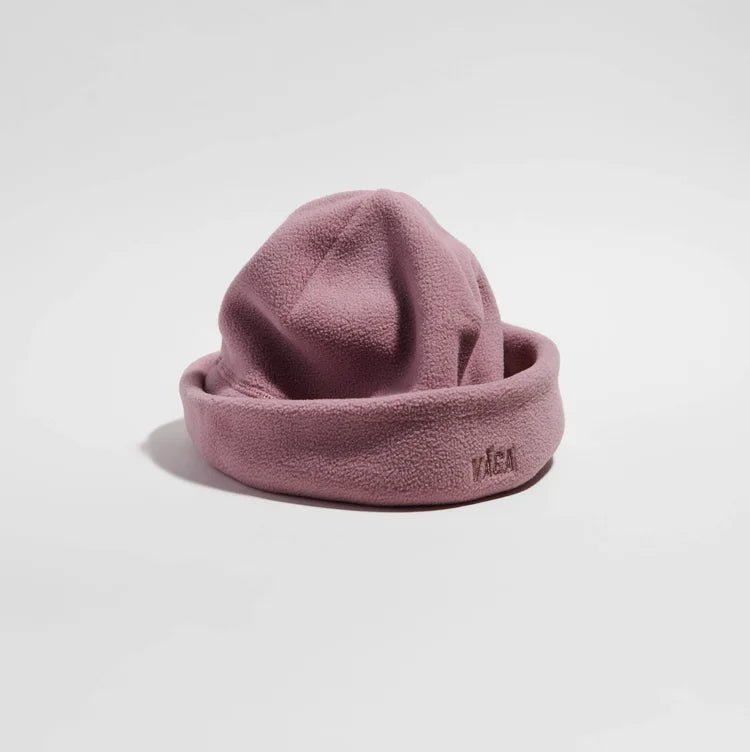 VAGA Fleece Beanie - Dusky Rose - Interval Running