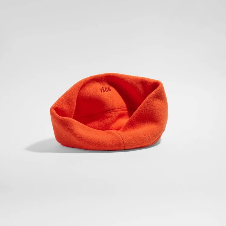 VÅGA Fleece Beanie - Orange - Interval Running