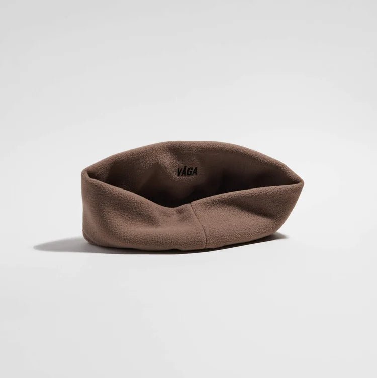 VÅGA Fleece Beanie - Taupe - Interval Running