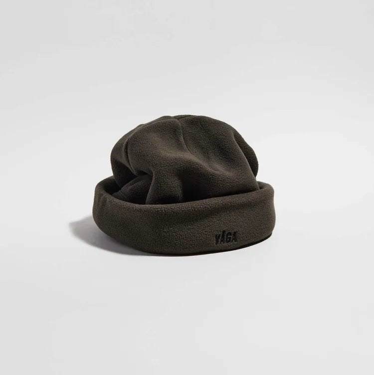 VÅGA Fleece Beanie - Utility Green - Interval Running