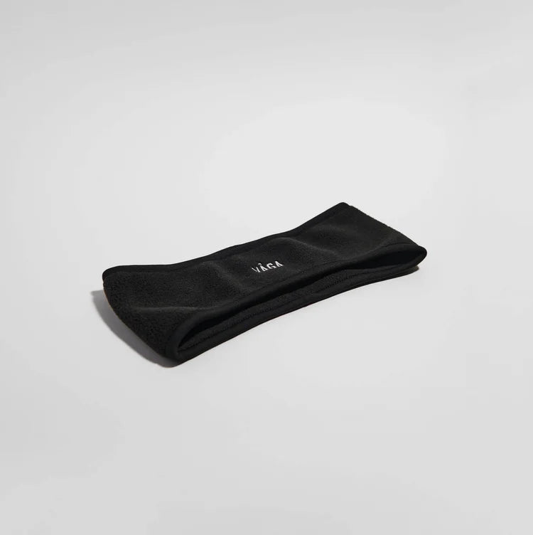 VÅGA Fleece Headband - Black