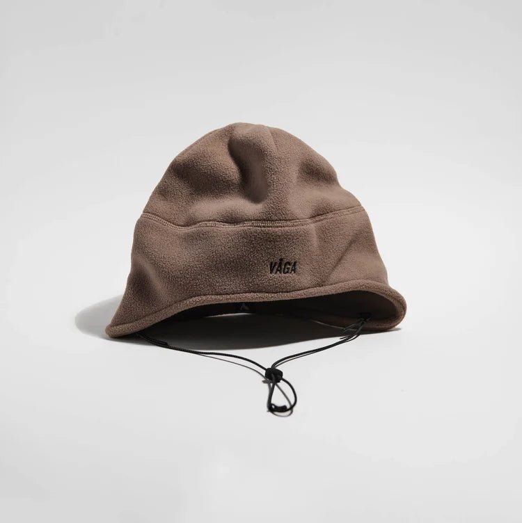 VÅGA Fleece Summit Beanie - Taupe - Interval Running