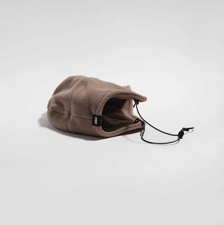 VÅGA Fleece Summit Beanie - Taupe - Interval Running