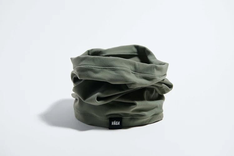 VÅGA Jersey Midweight Headband - Dusty Green - Interval Running