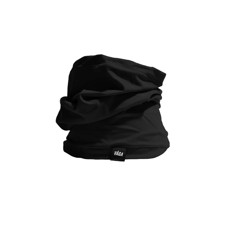 VÅGA Jersey Lightweight Neck Gaiter - Black / Charcoal