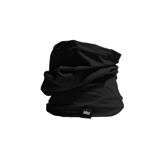 VÅGA Jersey Lightweight Neck Gaiter - Black / Charcoal