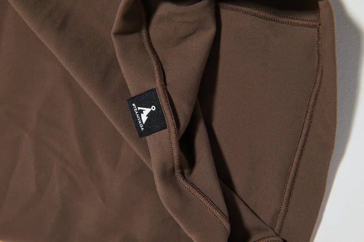 VÅGA Jersey Midweight Neck Gaiter - Dark Taupe - Interval Running