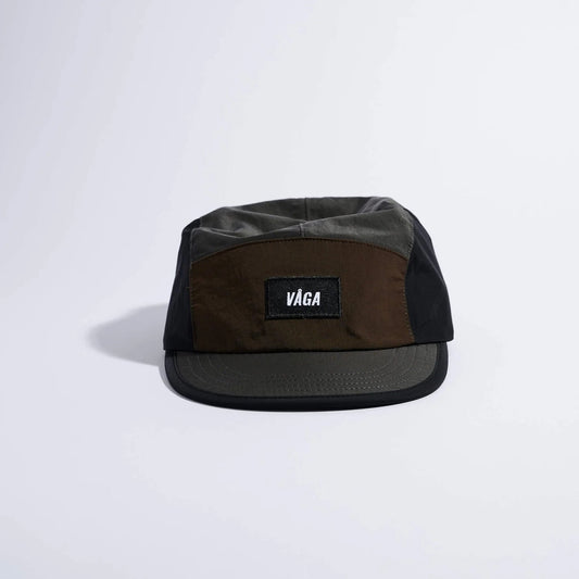 VÅGA Pacer Cap – Charcoal / Black / Brown - Interval Running