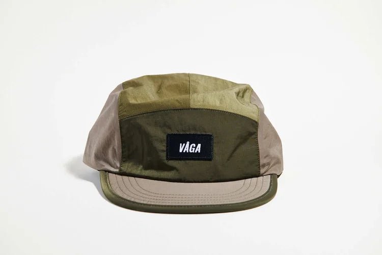 VÅGA Pacer Cap – Moss Green / Taupe / Utility Green - Interval Running