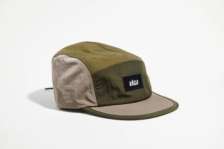 VÅGA Pacer Cap – Moss Green / Taupe / Utility Green - Interval Running