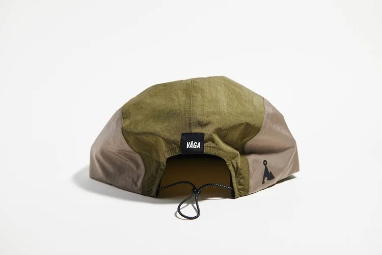 VÅGA Pacer Cap – Moss Green / Taupe / Utility Green - Interval Running