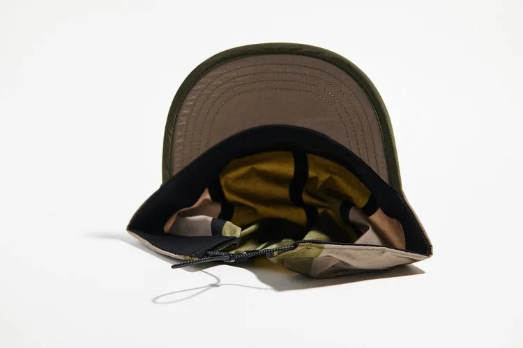 VÅGA Pacer Cap – Moss Green / Taupe / Utility Green - Interval Running