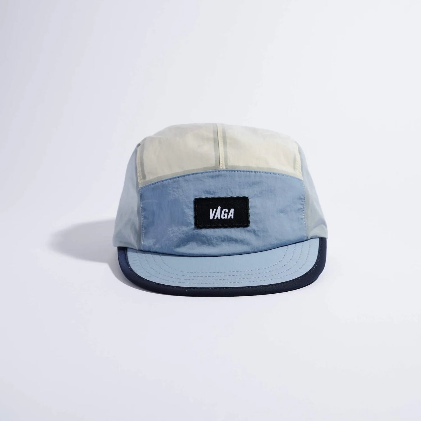 VÅGA Pacer Cap – Postal Blue / Dust Grey / Navy - Interval Running
