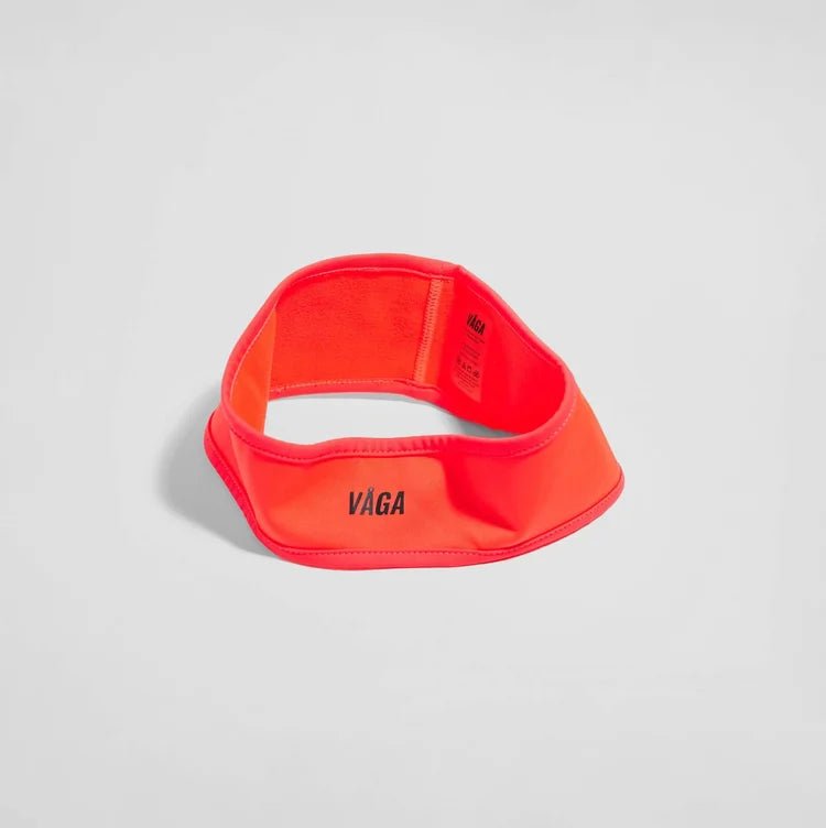 VÅGA Performance Headband - Neon Orange - Interval Running