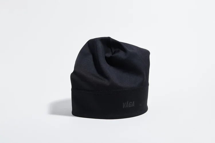 VÅGA Performance Skull Cap - Black - Interval Running