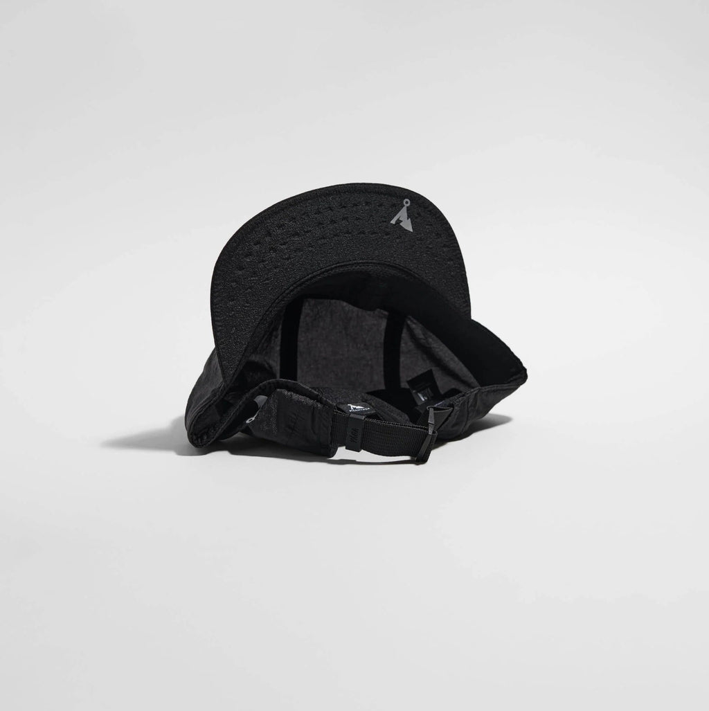 VAGA Wind Resistant Cap - Storm Black - Interval Running
