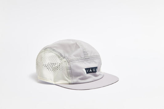 VAGA Wind Resistant Feather Racing Cap - Mist Grey / Light Grey / Black - Interval Running