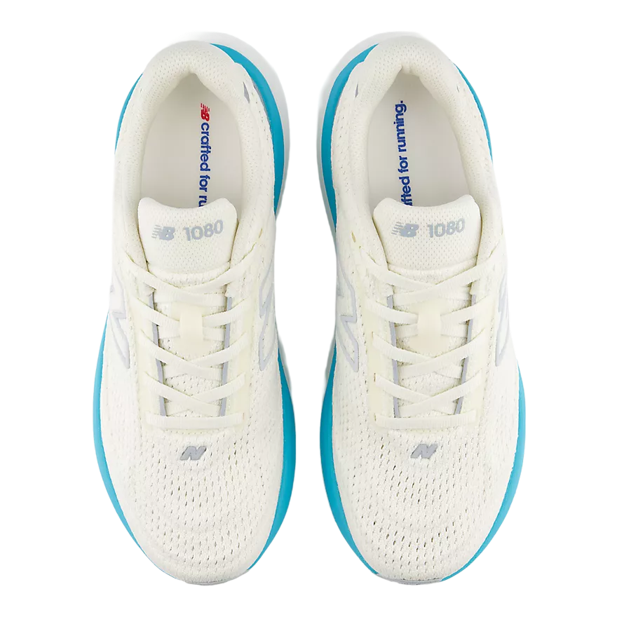 New Balance Women's 1080v15 – Angora with Blue Glaze
